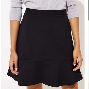 Loft black skirt